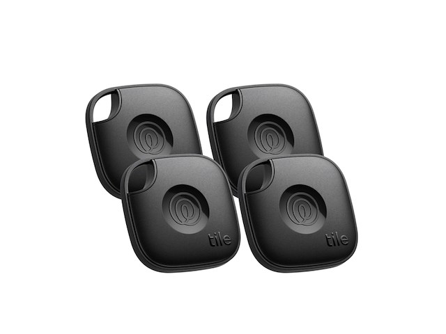 Tile mate (2024) bluetooth tracker 4-stuks zwart - afbeelding 1 van  5