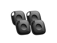 Tile mate (2024) bluetooth tracker 4-stuks zwart