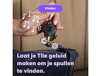 Tile mate (2024) bluetooth tracker 4-stuks zwart - afbeelding 3 van  5