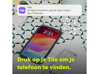 Tile mate (2024) bluetooth tracker 4-stuks zwart - afbeelding 4 van  5