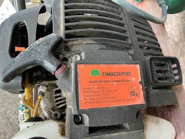 Timberpro tt-gd520-2 grondboor - afbeelding 4 van  5