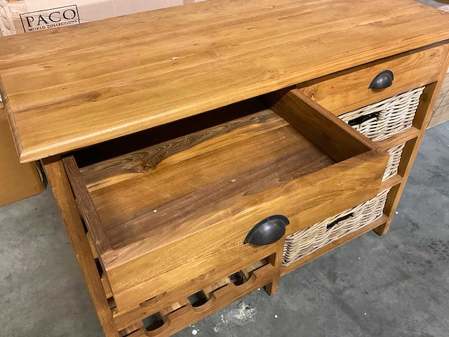 Timeless wijnkast met lades - afbeelding 3 van  13