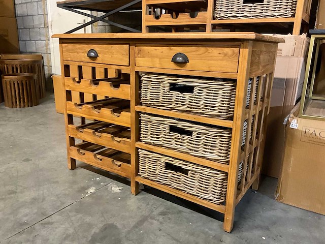 Timeless wijnkast met lades - afbeelding 1 van  13