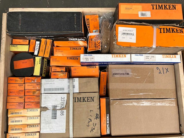 Timken - partij lagers en lageronderdelen 109kg - afbeelding 2 van  6