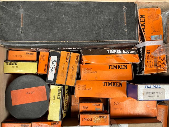 Timken - partij lagers en lageronderdelen 109kg - afbeelding 3 van  6