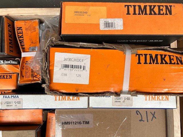 Timken - partij lagers en lageronderdelen 109kg - afbeelding 4 van  6