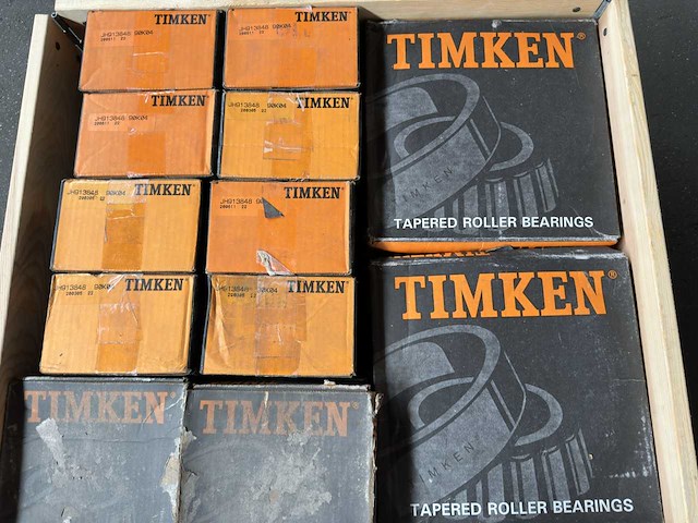 Timken - partij lagers / tapered roller bearings / bearing cones - 192kg - afbeelding 5 van  11