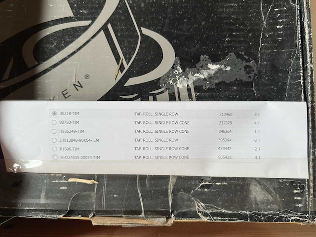 Timken - partij lagers / tapered roller bearings / bearing cones - 192kg - afbeelding 7 van  11