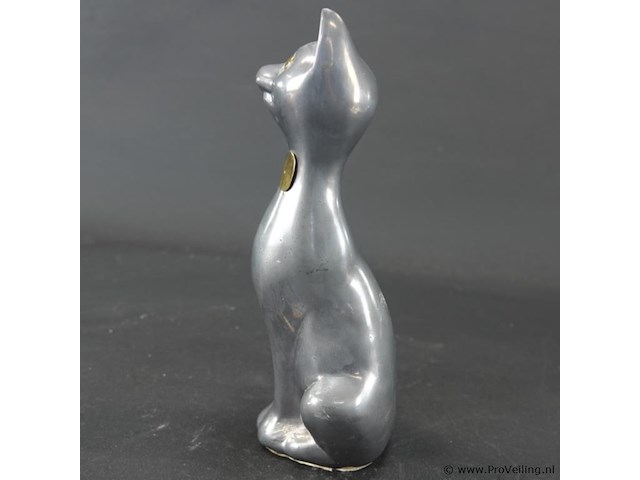 Tin met bronzen poes - afbeelding 3 van  5