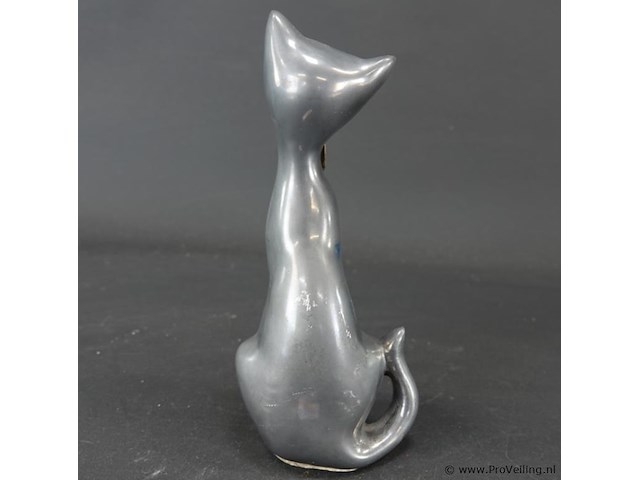 Tin met bronzen poes - afbeelding 4 van  5