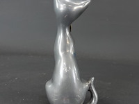 Tin met bronzen poes - afbeelding 4 van  5