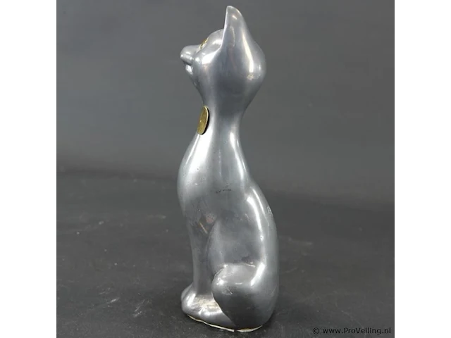 Tin met bronzen poes - afbeelding 3 van  5