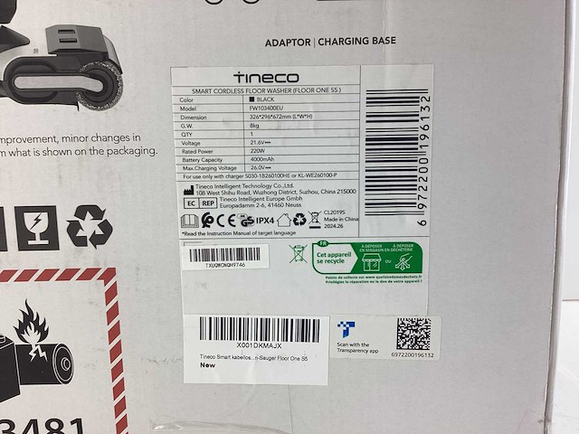 Tineco - floor one s5 - stofzuiger / dweilfunctie - afbeelding 3 van  3