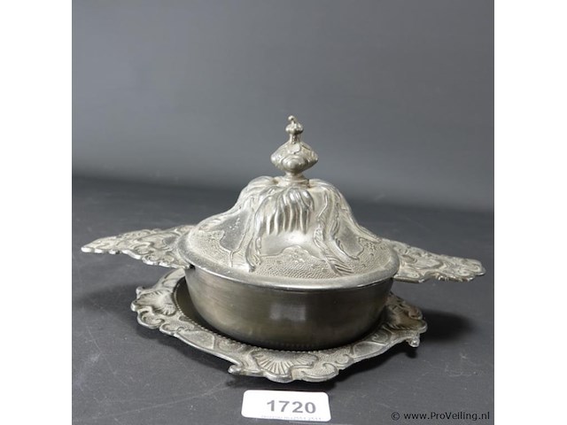 Tinnen écuelle/porringer - afbeelding 2 van  5