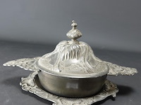 Tinnen écuelle/porringer - afbeelding 2 van  5