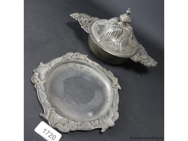 Tinnen écuelle/porringer - afbeelding 3 van  5