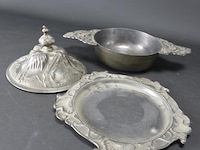 Tinnen écuelle/porringer - afbeelding 4 van  5