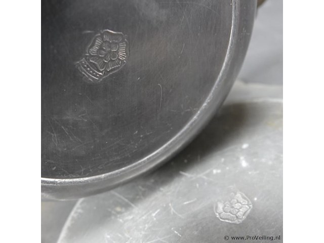 Tinnen écuelle/porringer - afbeelding 5 van  5