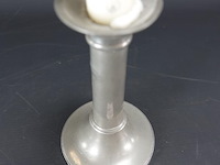 Tinnen kandelaar - afbeelding 3 van  5