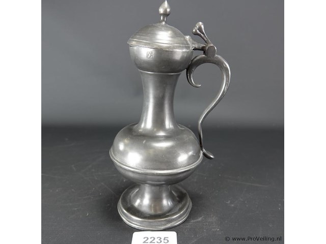 Tinnen klepkan - afbeelding 1 van  5