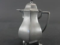 Tinnen koffiekan of theepot - afbeelding 2 van  5
