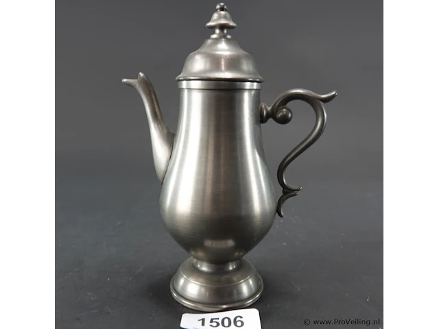 Tinnen koffiekan - afbeelding 2 van  5