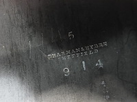 Tinnen koffiepot ca. 1880-1890 gemaakt door sharman & hydes sheffield, engeland. - afbeelding 5 van  5