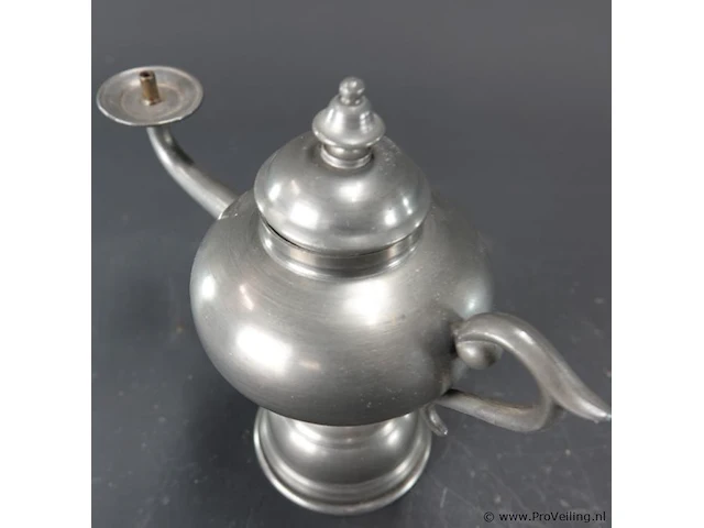 Tinnen olielamp - afbeelding 3 van  5