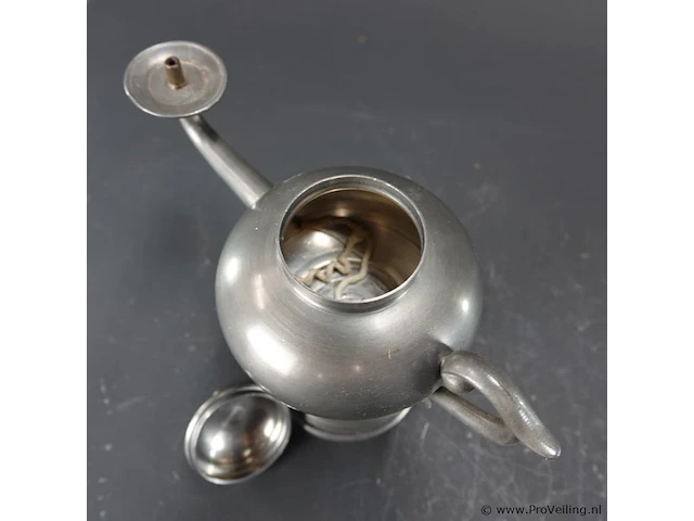 Tinnen olielamp - afbeelding 4 van  5