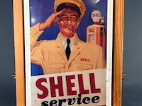 Tinnen shell reclame bord - afbeelding 1 van  5
