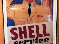 Tinnen shell reclame bord - afbeelding 3 van  5