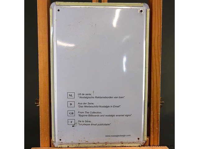 Tinnen shell reclame bord - afbeelding 4 van  5