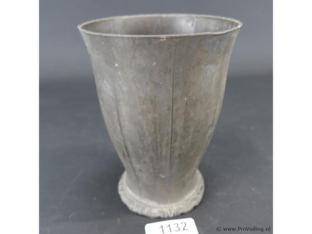 Tinnen vaas - afbeelding 1 van  5