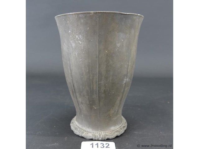 Tinnen vaas - afbeelding 2 van  5