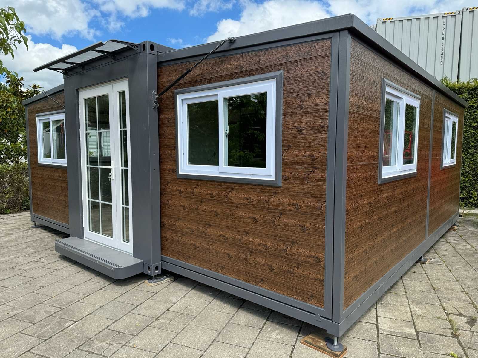 Tinyhouses, containers, opslagtenten en machines