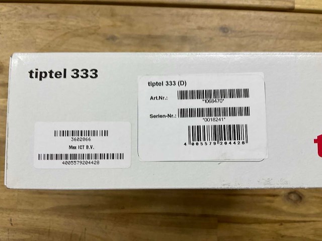 Tiptel 333 telefoonbeantwoorder - afbeelding 2 van  3