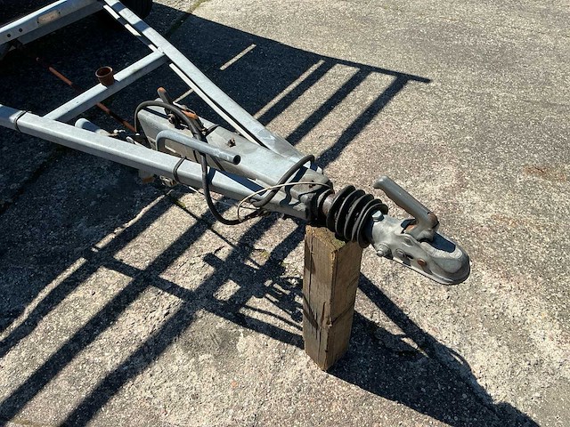 Titan jelsum - 1995 - zw 35 - schamel aanhanger - machine transporter - afbeelding 4 van  28