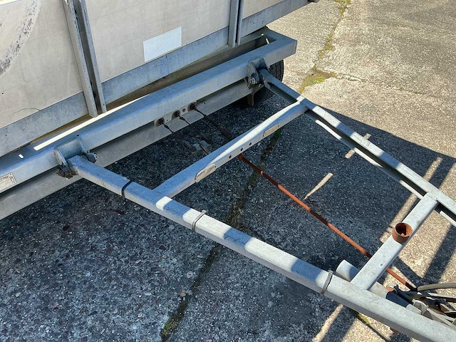 Titan jelsum - 1995 - zw 35 - schamel aanhanger - machine transporter - afbeelding 5 van  28