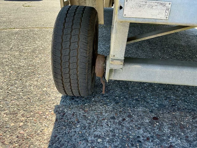 Titan jelsum - 1995 - zw 35 - schamel aanhanger - machine transporter - afbeelding 8 van  28