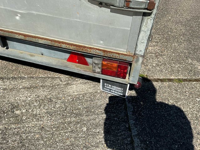 Titan jelsum - 1995 - zw 35 - schamel aanhanger - machine transporter - afbeelding 24 van  28