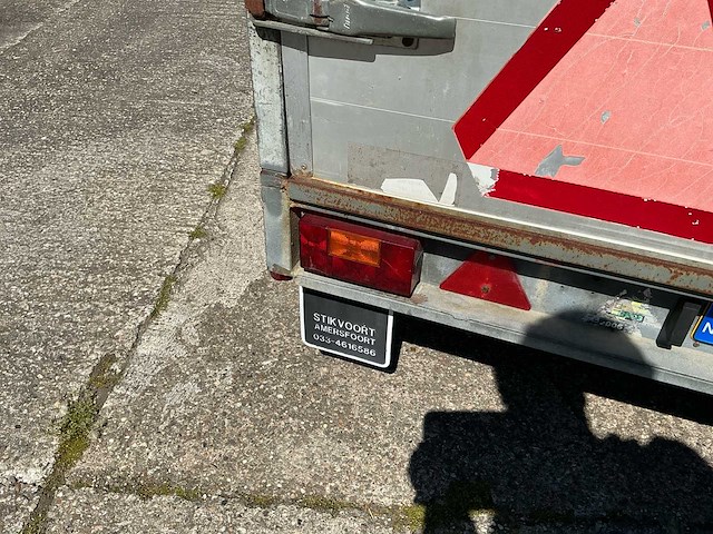 Titan jelsum - 1995 - zw 35 - schamel aanhanger - machine transporter - afbeelding 25 van  28