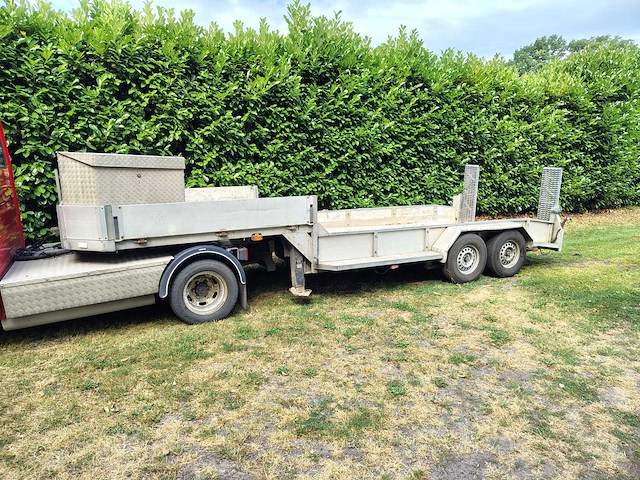 Titan jelsum dl35 2002 be-oplegger semidieplader 5.500 kg met oprijplaten - afbeelding 1 van  9