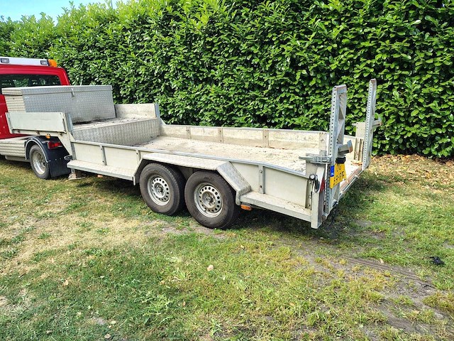 Titan jelsum dl35 2002 be-oplegger semidieplader 5.500 kg met oprijplaten - afbeelding 2 van  9