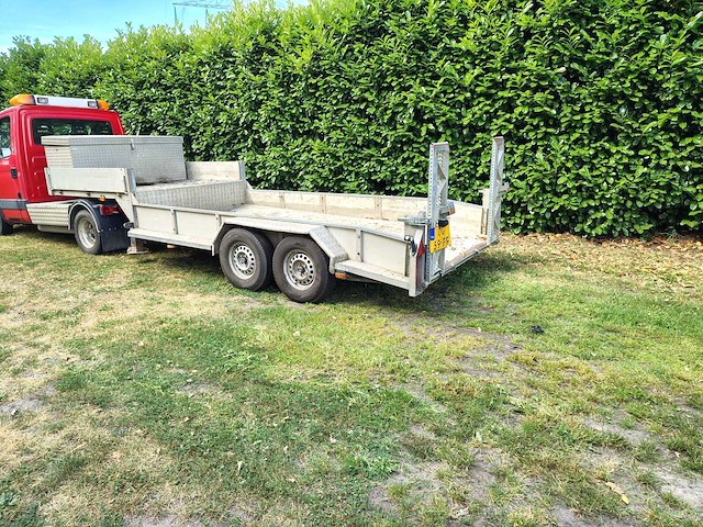 Titan jelsum dl35 2002 be-oplegger semidieplader 5.500 kg met oprijplaten - afbeelding 3 van  9