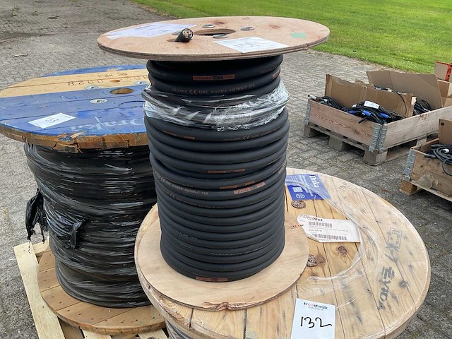 Titanex krachtstroom kabel op haspel, 32a - afbeelding 1 van  2
