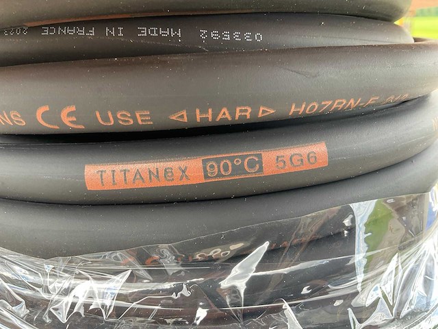 Titanex krachtstroom kabel op haspel, 32a - afbeelding 2 van  2