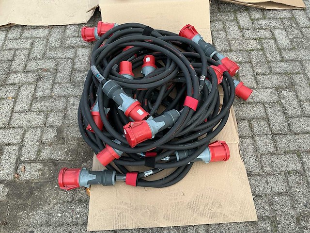 Titanex mennekes 63a stroomkabel 5g16 5m (2x) - afbeelding 1 van  5