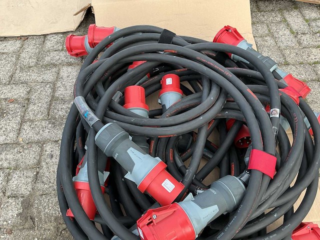 Titanex mennekes 63a stroomkabel 5g16 5m (2x) - afbeelding 2 van  5