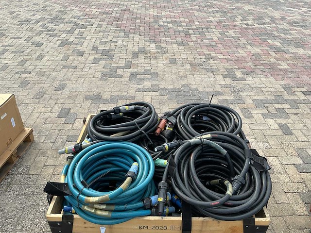 Titanex/indu electric 400a powerlock set 150mm power flow kabel (3x) - afbeelding 1 van  2