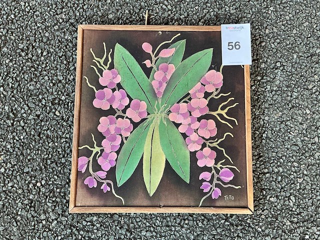 Tito orchideeën wanddecoratie - afbeelding 1 van  5